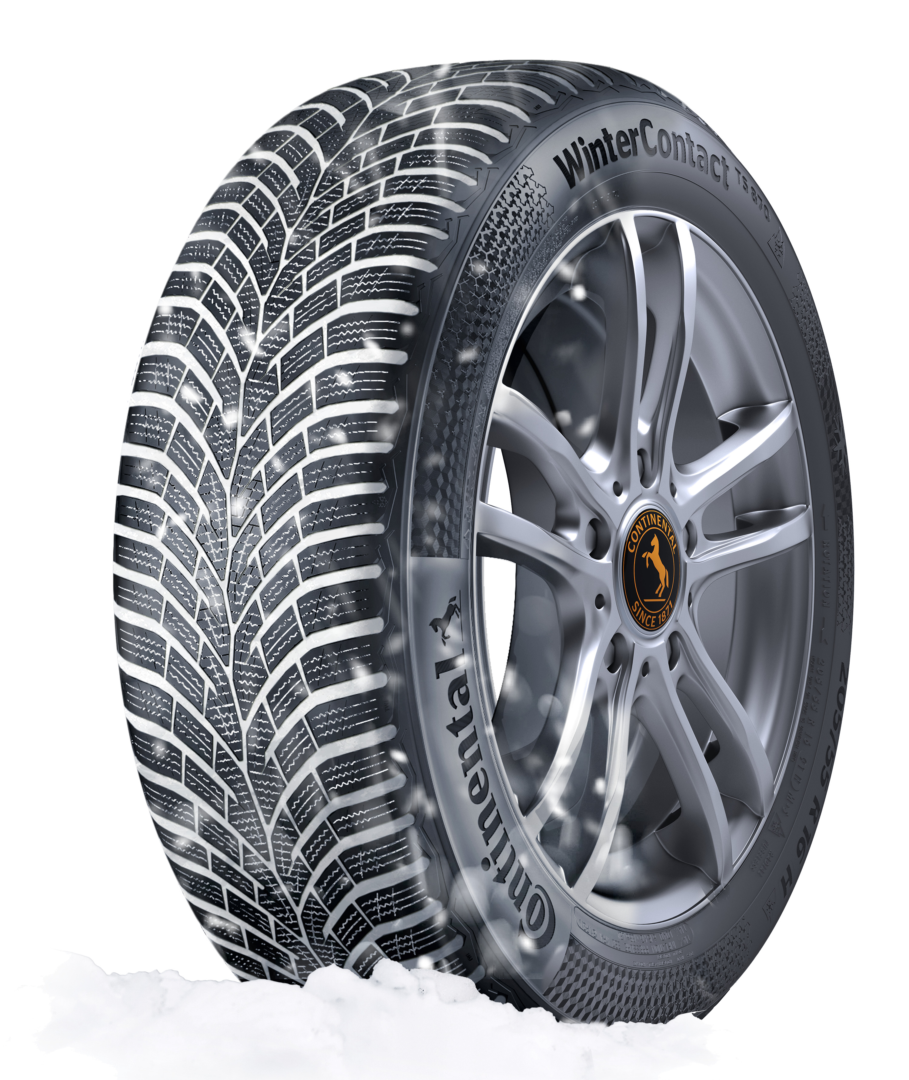 Tyre TS takes win Winter AG - Continental Test 870 in the WinterContact™ the Auto Express Continental\'s