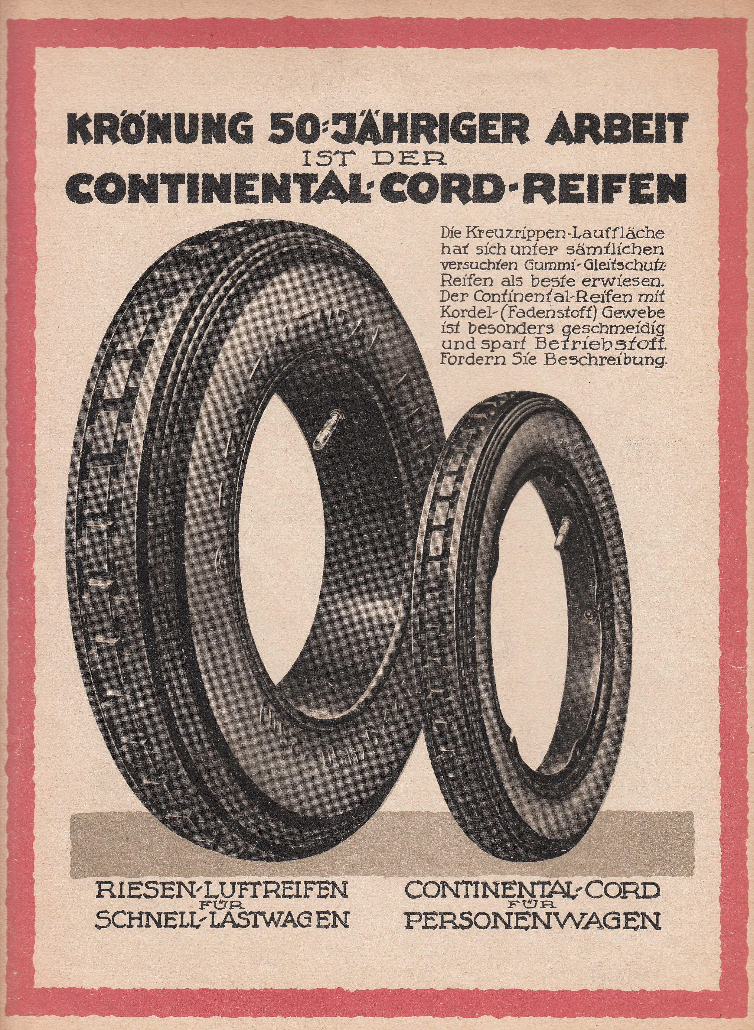 Der Continental-Reifen: Die kontinuierliche Neuerfindung eines  Hightech-Produkts - Continental AG