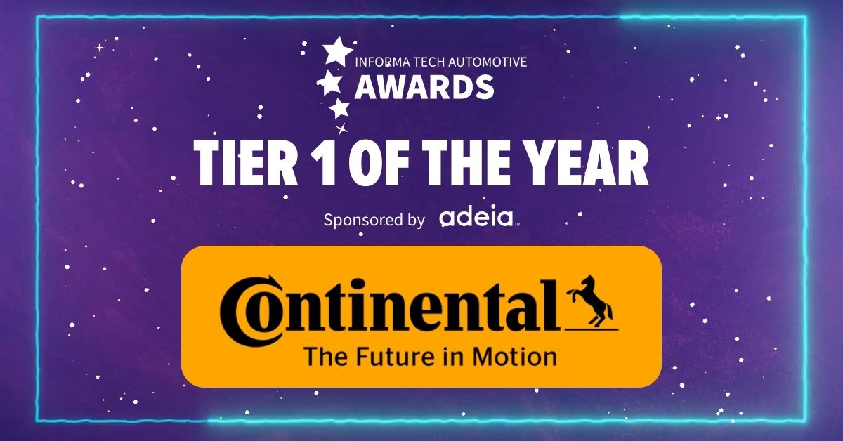 Continental Awarded Tier 1 Supplier of the Year - Continental Corporation  USA