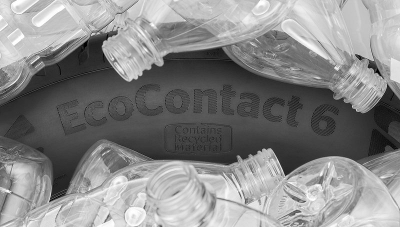 Continental Tires with from AG - PET Polyester Continental Recycled Now Made Available Bottles Europe throughout