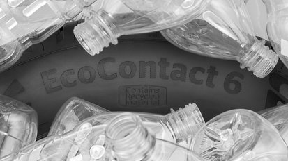 Continental bringt erste Reifen mit Polyester aus recycelten PET-Flaschen auf den Markt