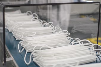 Mask production at Continental