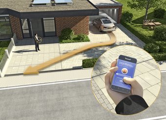 Parking at the touch of a button.
