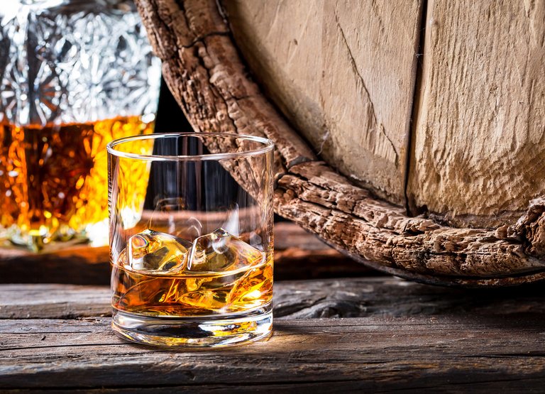 whisky drinking