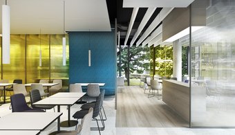 New Continental headquarters, canteen