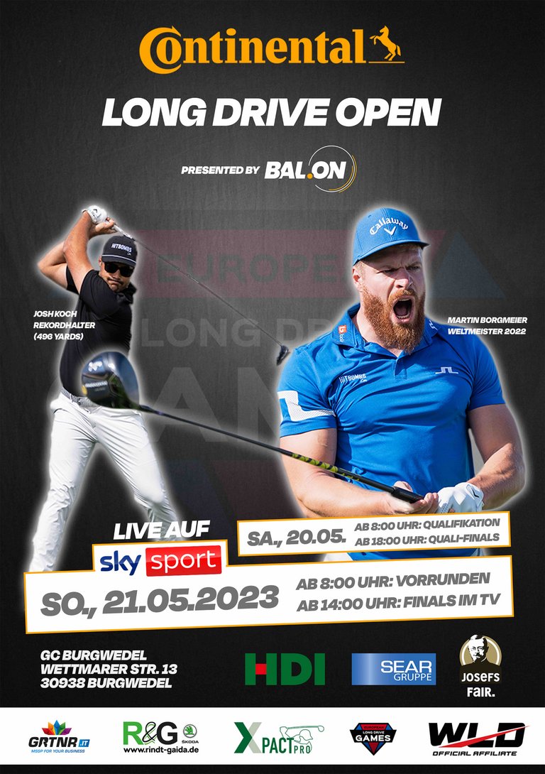 BAL.ON presents Continental Long Drive Open at Golf-Club Burgwedel, Germany 