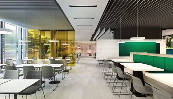 New Continental headquarters, canteen