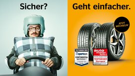 „Sicher? Geht einfacher.“: Continental Reifen startet neue Marketingkampagne