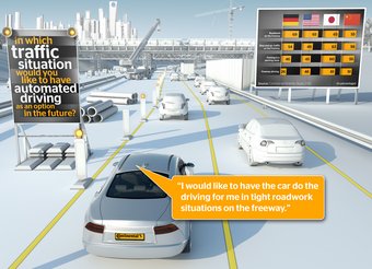 Automated Freeway Driving: Roadwork situation