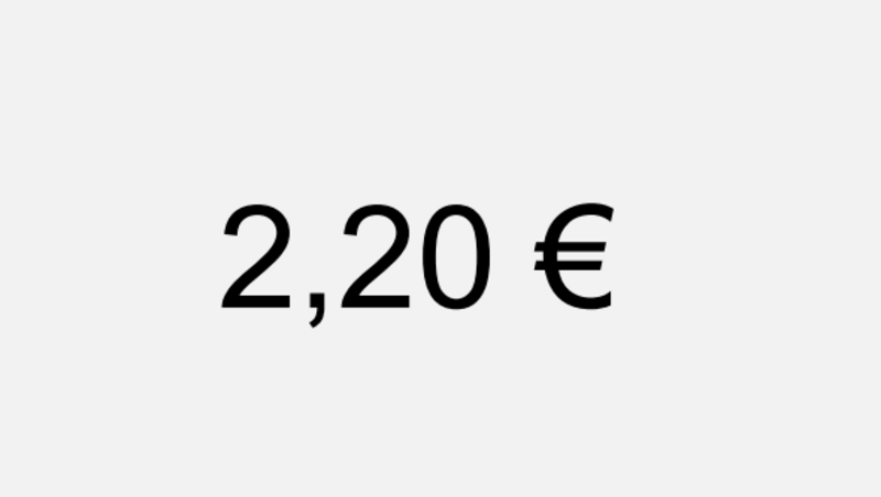 Dividende 2,20 €