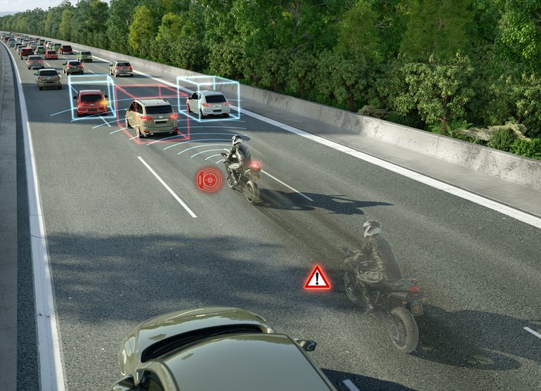 New Radar Sensor from Continental Enables Powerful Motorcycle Emergency