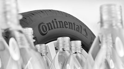 콘티넨탈, 업계 최초로 재활용 페트병 활용한 폴리에스테르 타이어 출시