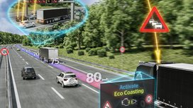 Save diesel with real-time data: The dynamic eHorizon lets trucks see into the future
