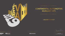 A budapesti Continental a "Legjobb Termelő 2019" díjat nyert az "Év Gyára 2019" megmérettetésén