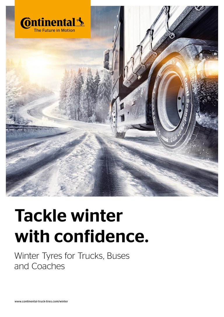 Winter Regulations for Commercial Vehicle Tires Continental Releases