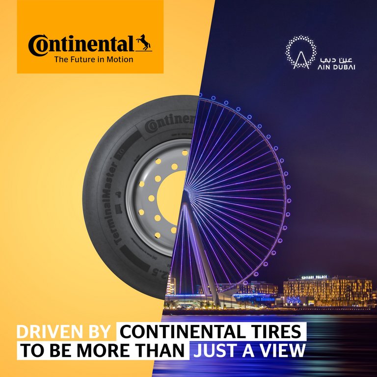 Continental tires partners with Ain Dubai Continental AG