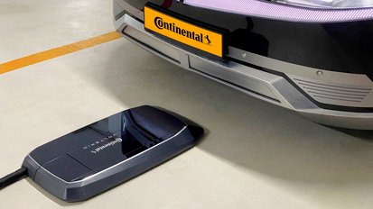 Continental entwickelt gemeinsam mit Volterio vollautomatischen Laderoboter für E-Fahrzeuge