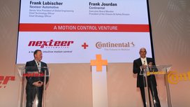 Nexteer Automotive and Continental Announce Joint Venture in Motion Control Systems