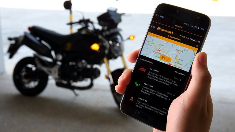 eHorizon system for two-wheelers
