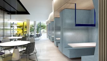 New Continental headquarters, canteen