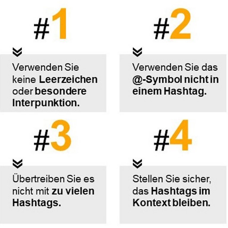 Hashtag rules