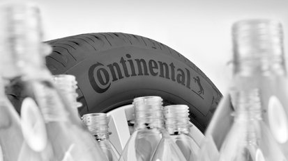 Recycled Plastic Bottles Increase the Share of Sustainable Materials in Continental Tires