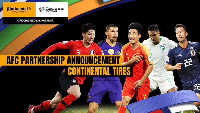 콘티넨탈, 아시아축구연맹(AFC) 후원 파트너십 4년 연장