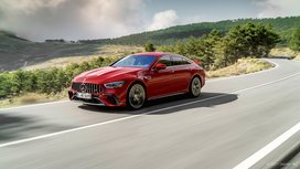 Mercedes-AMG GT 63 S E PERFORMANCE Drives on Tires from Continental