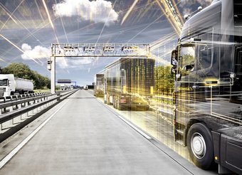 Lkw-Platooning“, die elektronische Deichsel, reduziert Kraftstoffverbrauch deutlich