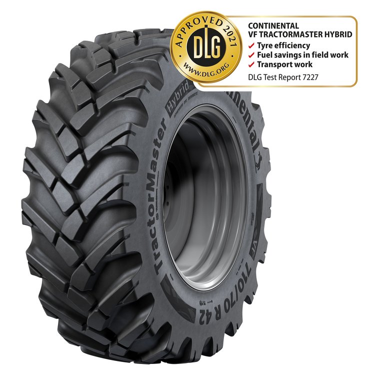 Continental VF TractorMaster Hybrid tire wins DLG approval Continental AG