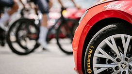 100 Days Until the Start of the Tour: Continental Equips Support Vehicles With ContiRe.Tex Technology